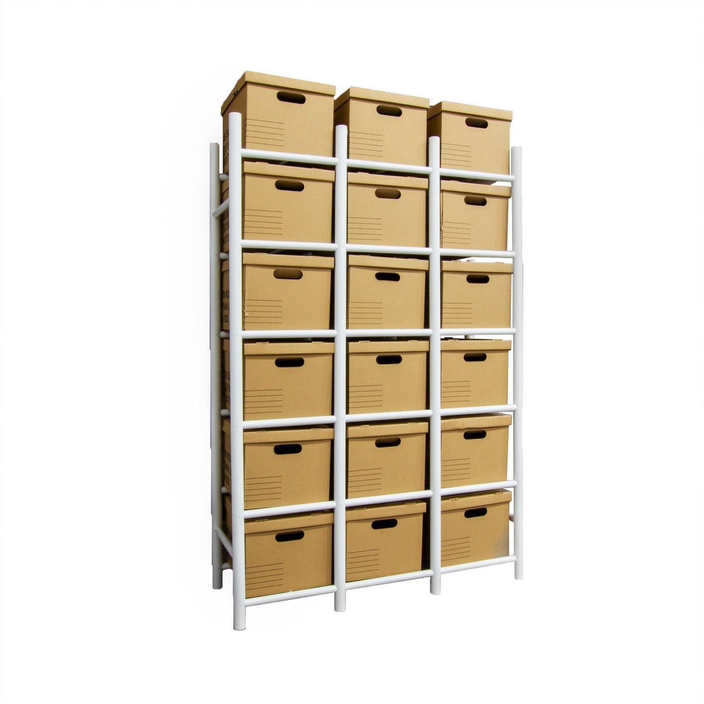 Bin Warehouse Rack - 18 Filebox